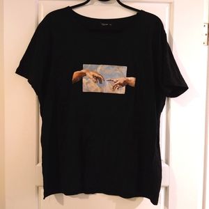 T-shirt women curvy da vinci graphic